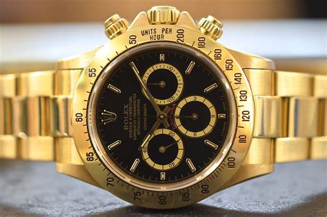 rolex daytona oro giallo quadrante nero prezzo